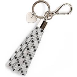 Firefly Reflectors Reflextofs Nyckelring - Black Dots Print