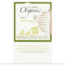 Simply Gentle Organic Paper Stem Buds 200 pcs