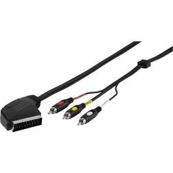 Vivanco SCART-3RCA 2m