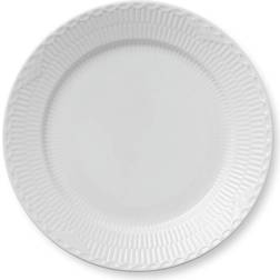 Royal Copenhagen Hvid Helblonde Flat tallrik 27cm