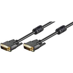 Goobay Ferrite Gold DVI-D - DVI-D Dual Link 3m