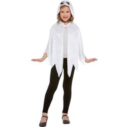 Smiffys Ghost Hooded Cape White