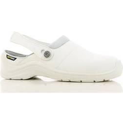 Safety Jogger Sabot de cuisine léger Cortina Cortado Cuir blanc