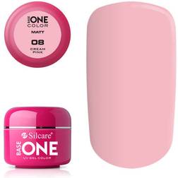 Silcare Base One Gel UV Matt #08 Cream Pink 5g