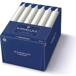 Liljeholmens Kanalljus Stearinljus 20cm 30st