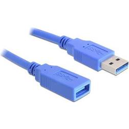 DeLock USB A - USB A M-F 2.0 1m