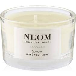 Neom Organics Happiness Travel Scented Candle White Neroli Mimosa & Lemon Scented Candle 420g