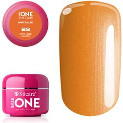 Silcare Base One Gel UV Metallic #28 Orange Juice 5g