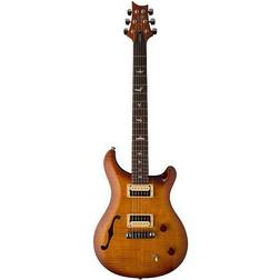 PRS SE Custom 22 Semi-Hollow Electric Guitar (Santana Yellow