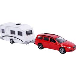 Kids Globe Volvo V70 with Caravan