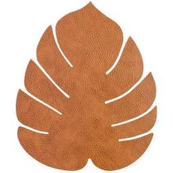 Lind DNA Monstera Leaf Place Mat Black, Orange, Gold, Yellow, Green, Red (26x22cm)