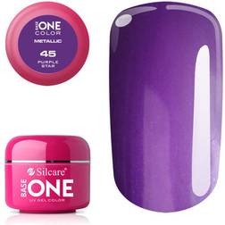 Silcare Base One Gel UV Metallic #45 Purple Star 5g