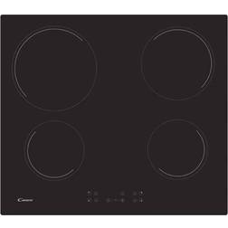 Candy Placa Vitrocerámica 4 Fuegos 6500w Negro Cc64ch