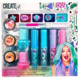 Create It! Glitter Havfrue Makeup Set