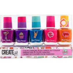 Create It! Farveændrende Neglelak Set 5-pack