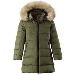 Reima Lunta Kid's Long Winter Jacket - Khaki Green (531416-8930)