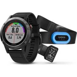 Garmin Fenix 5 Grey Con Cinturino Nero