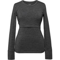 Boob Merino Wool Nursing Top Dark Grey Melange