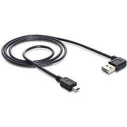 DeLock EASY-USB Angled Left/Right USB A-USB Mini-B 2.0 2m