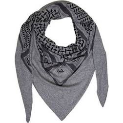 Lala Berlin Tørklæde Triangle Trinity Classic Scarf L - City/Middle Grey Melange