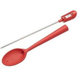 KitchenCraft Slev med termometer i Silikon Kökstermometer