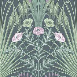 Cole & Son Tapete Bluebell von and Green and Charcoal verde