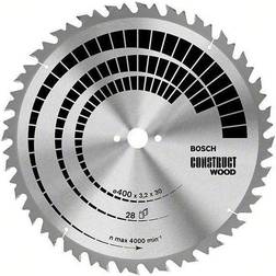 Bosch Kreissägeblatt AD 400mm Z.28, WZ Bohr.30mm Schnitt-B.3,2mm HM