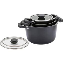 Prestige Kitchen Hacks Cookware Set with lid 3 Parts