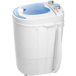 Mesko MS8053 Portable Mini Machine À Laver Camping Caravane 3Kg Spin Sèche-linge 580W Blanc/Bleu