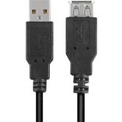Sharkoon USB A - USB A M-F 2.0 3m