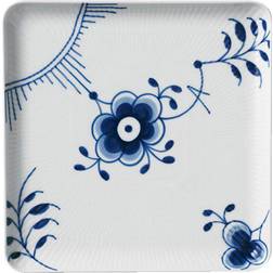 Royal Copenhagen Blue Fluted Mega Square Plate Plato de Postre 20cm