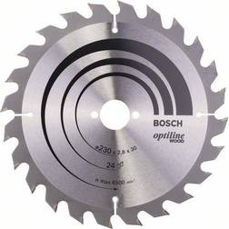 Bosch Katkaisuterä puulle OPTILINE WOOD 230x2,8x30,0 mm Z24 15