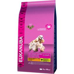 Eukanuba Adult Weight Control Medium Breed Chicken 15kg