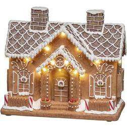 Konstsmide Gingerbread House Brown Weihnachtsdorf 25cm