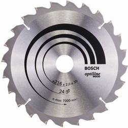 Bosch 2608640431 Optiline Wood Sahanterä 24T