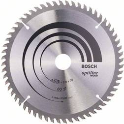 Bosch 2608641192 Lame de scie circulaire Optiline Wood 235 x 30/25 x 2,8 mm 60