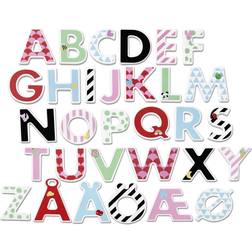 Micki F Letters & Stickers with Different Pattern