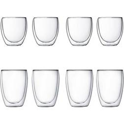 Bodum Pavina Latte Glass 8pcs