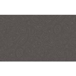 Cole & Son Tapete Malachite von and Charcoal Silver noir/argent/gris