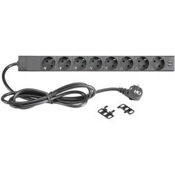 Adam Hall 87471USB 8-way 2m