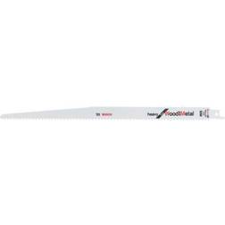 Bosch Lame de scie-sabre S 1411 DF, Heavy for Wood and Metal, lot de 2Longueur lame de scie 300