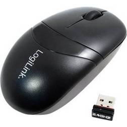 LogiLink Mouse Wireless 2.4 Ghz 3 Pulsanti E3-51327 Schwarz