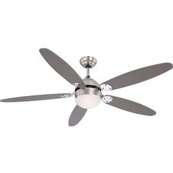 Globo Azura Ventilator Chrom Nickel Matt 1xE14