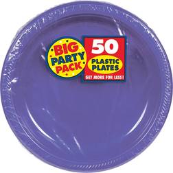 Amscan Plates New Purple 50-pack