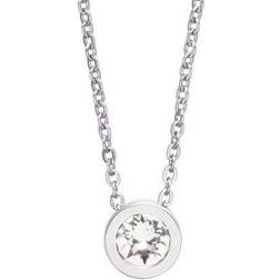 Blomdahl Skin-Friendly Necklace - Silver/Transparent