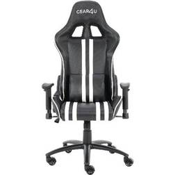 Gear4U Elite Gaming Chair - Carbon Black/White