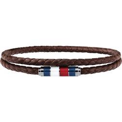 Tommy Hilfiger Double Wrap Bracelet - Brown