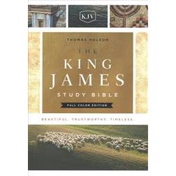 KJV, The King James Study Bible, Cloth over Board, Red Letter, Full-Color Edition (Hardcover, 2017)