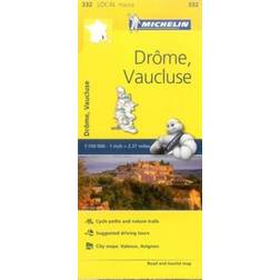 Drome, Vaucluse - Michelin Local Map 332 (Folded, 2016)