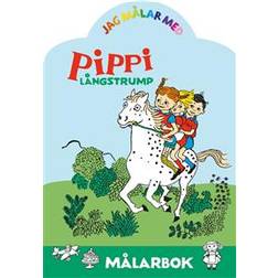 Jag målar med Pippi Långstrump: Målarbok